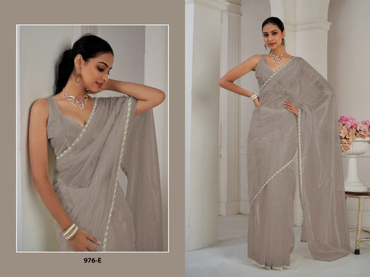 976E Mehek Organza Sarees