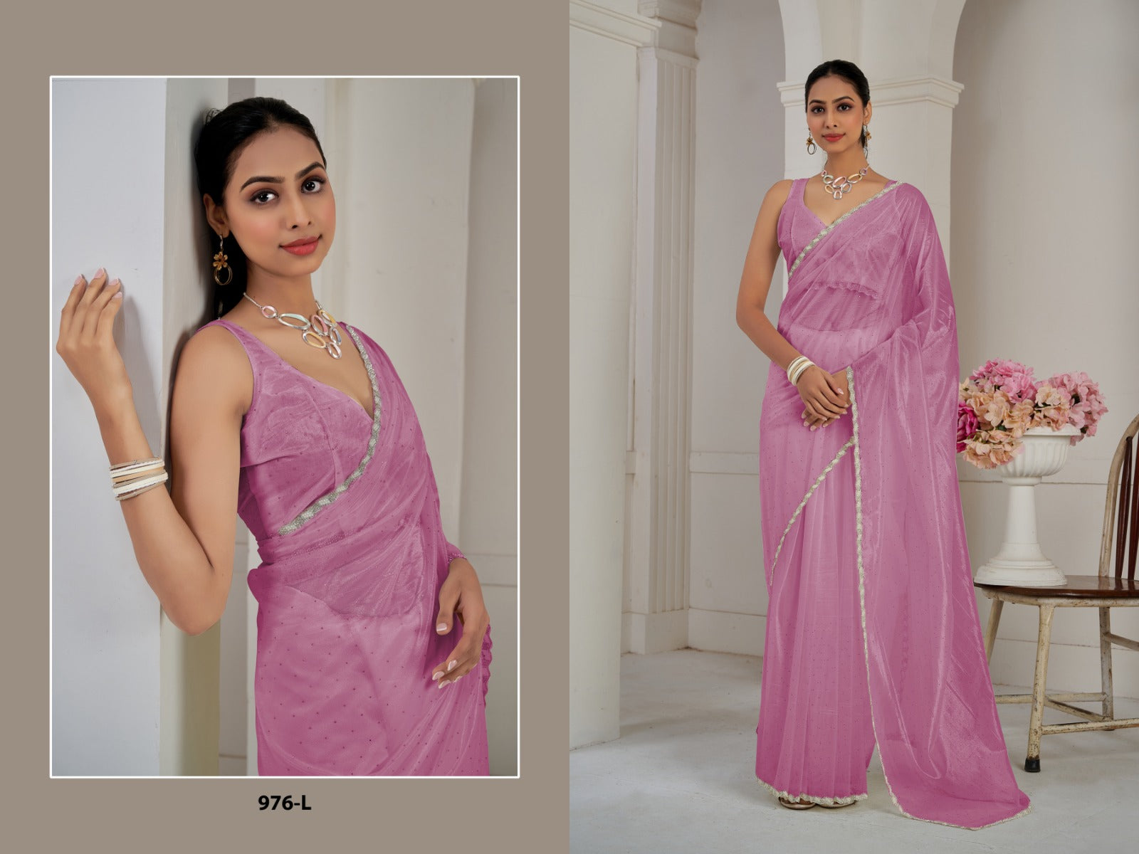 976L Mehek Organza Sarees