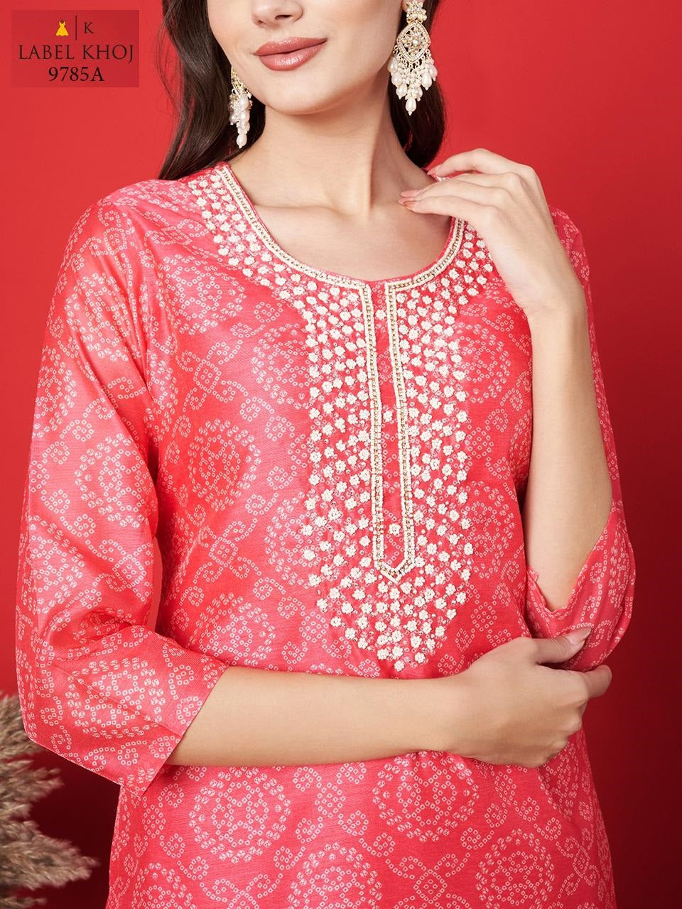 9785A Label Khoj Handwork Readymade Suits