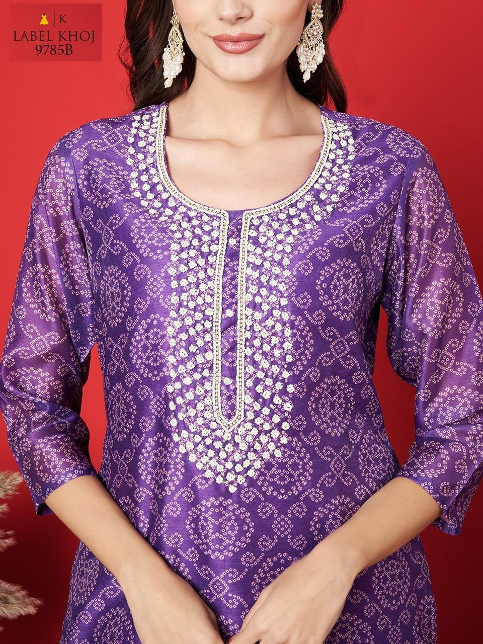 9785B Label Khoj Handwork Readymade Suits