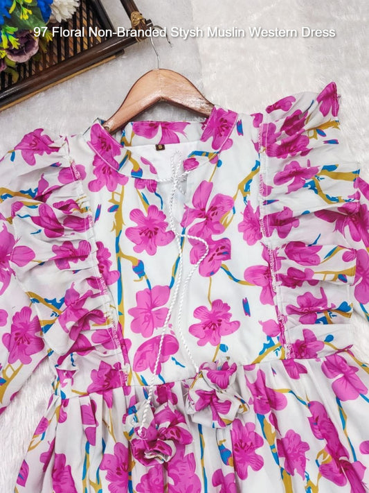 97 Floral Non-Branded Stysh Muslin Western Dress