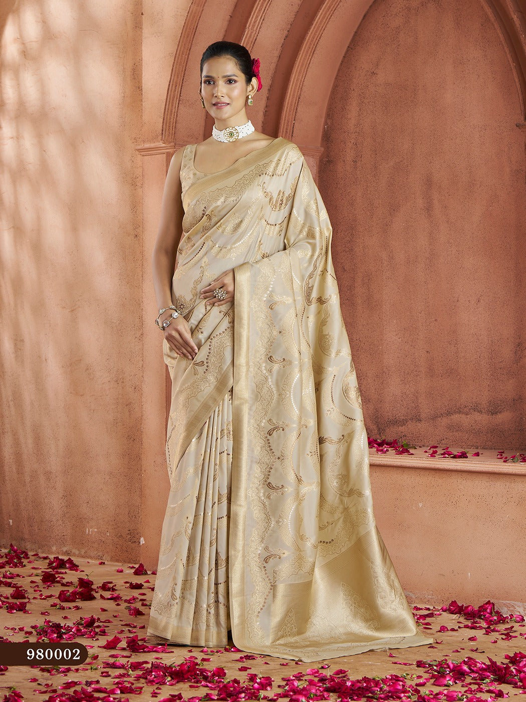 980002 Savitri Vol 2 Rajpath Banarasi Sarees