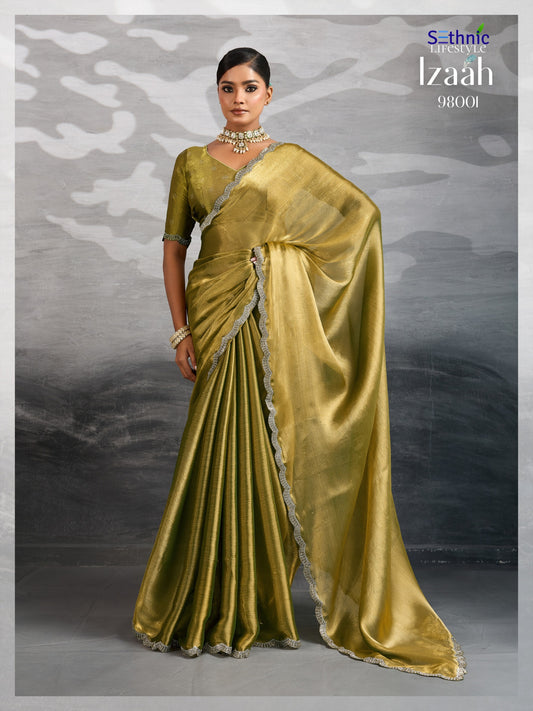 98001 Izaah Sethnic Chiffon Sarees