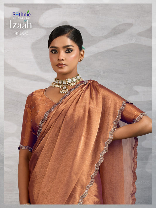 98002 Izaah Sethnic Chiffon Sarees
