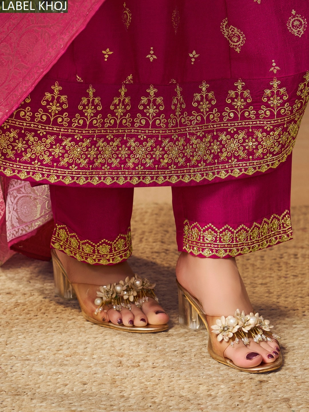 9800A Label Khoj Anarkali Readymade Suits