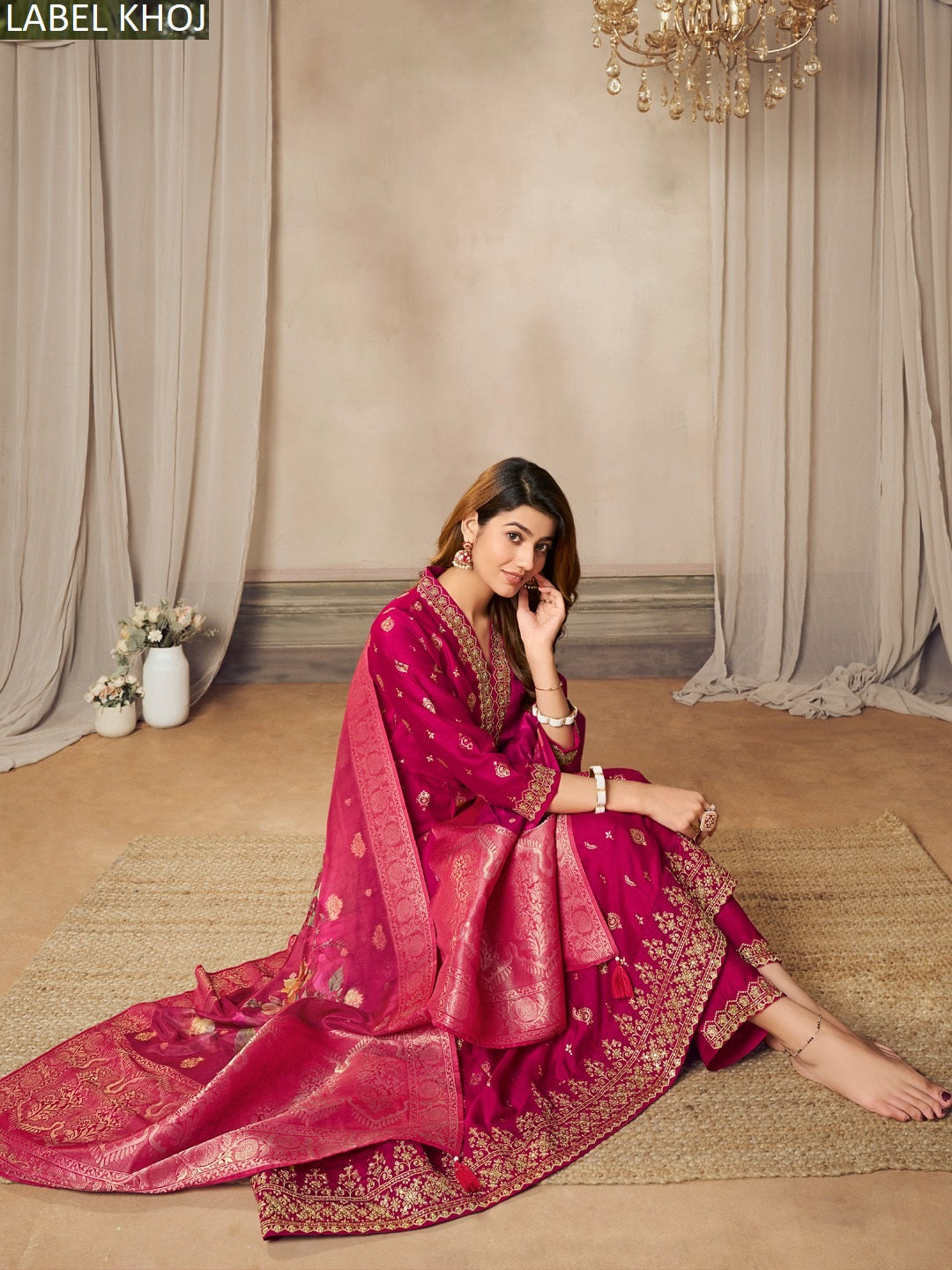 9800A Label Khoj Anarkali Readymade Suits