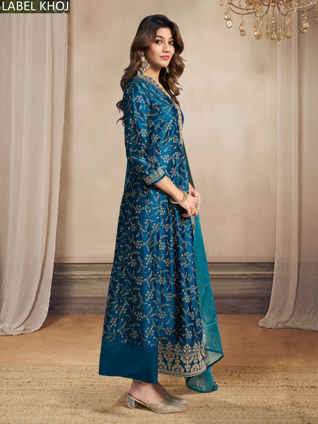 9800B Label Khoj Anarkali Readymade Suits