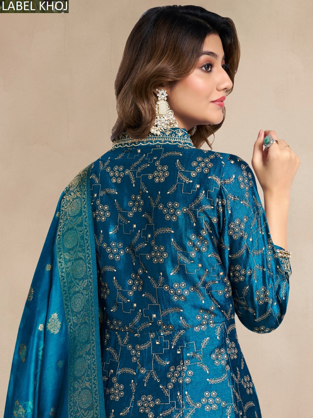 9800B Label Khoj Anarkali Readymade Suits