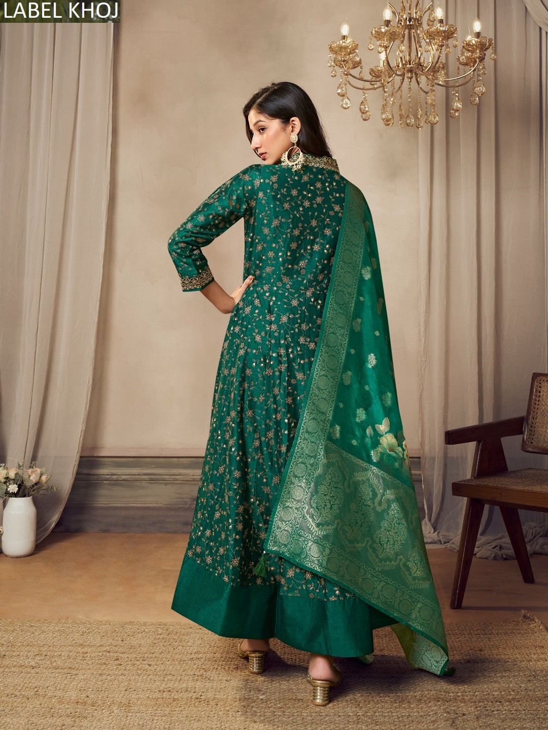 9800D Label Khoj Anarkali Readymade Suits