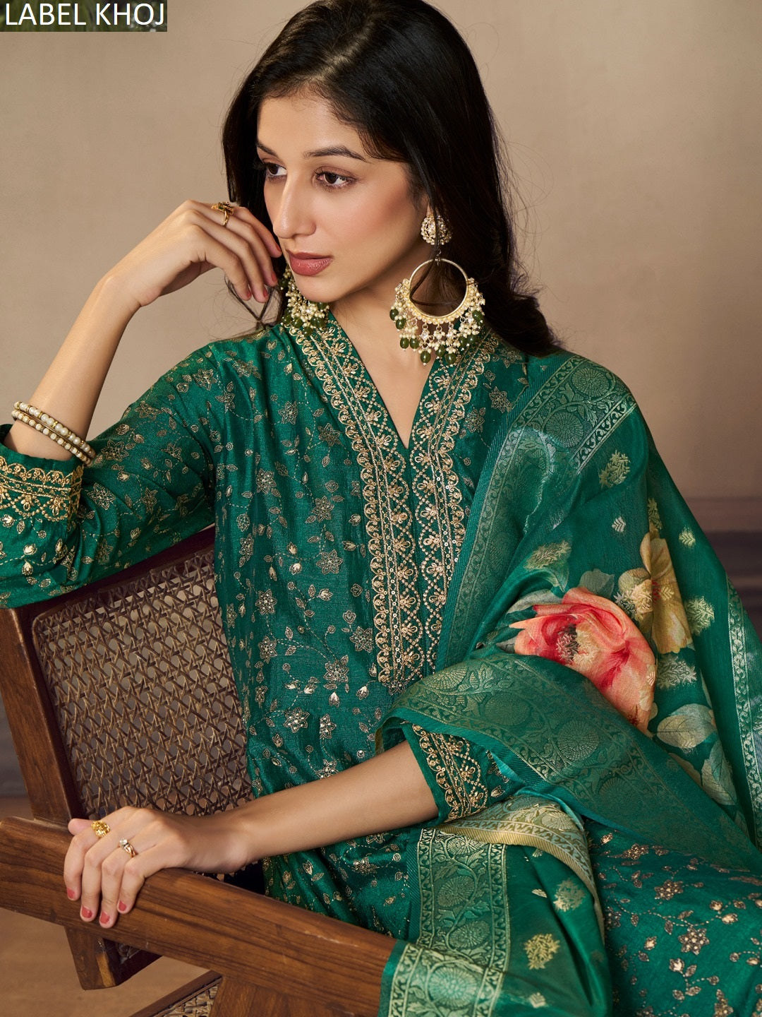 9800D Label Khoj Anarkali Readymade Suits