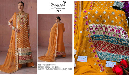 S-96-A Serine Pakistani Salwar Suits