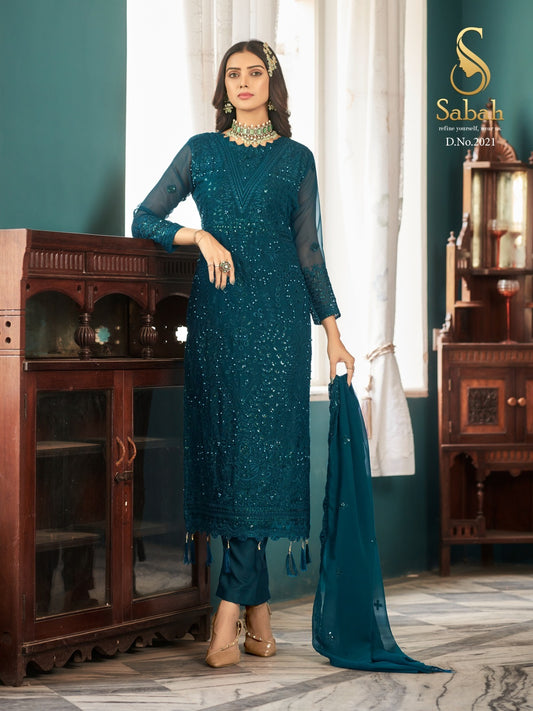 2021 Pakiza Sabah Unstitched Suits