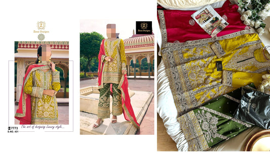 431 Ziaaz Designs Pakistani Readymade Suits