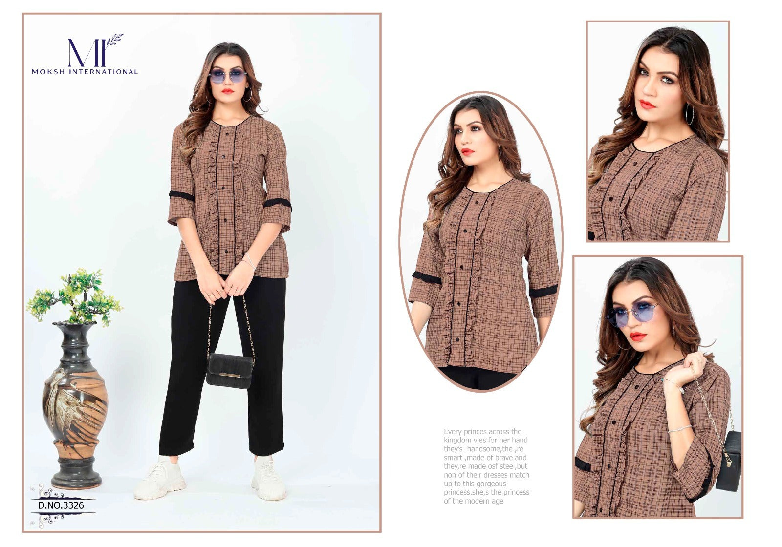3326 Gattu Vol 2 Moksh Women Top