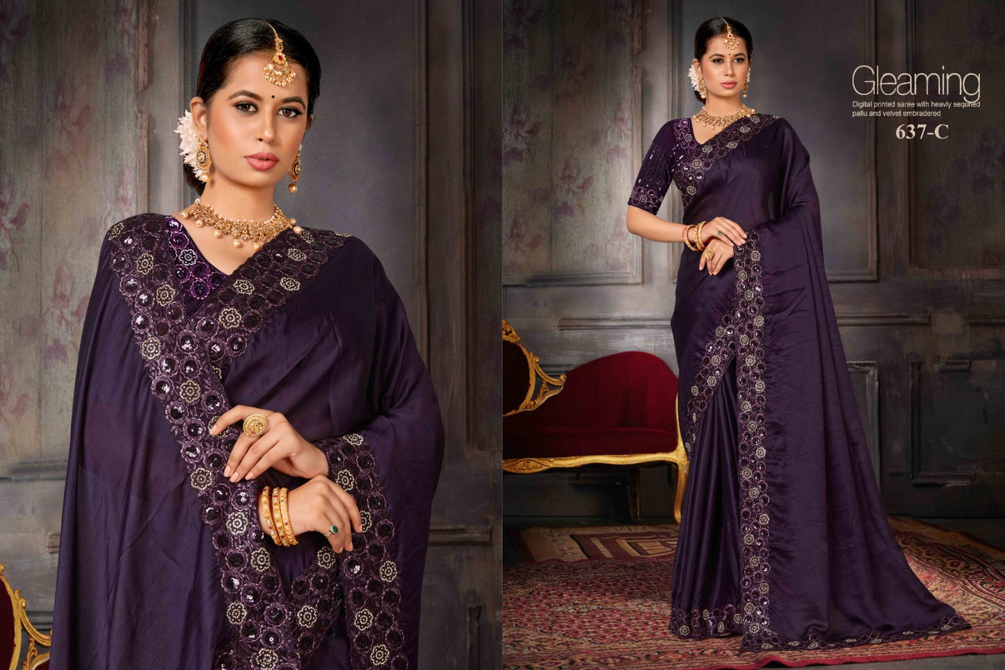 637C Jhalak Mehek Sarees