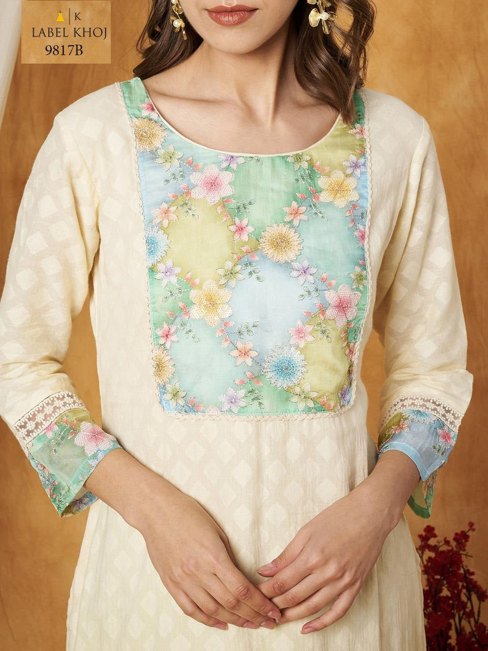 9817B Summer Hues Label Khoj Readymade Suits