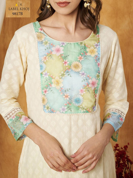 9817B Summer Hues Label Khoj Readymade Suits