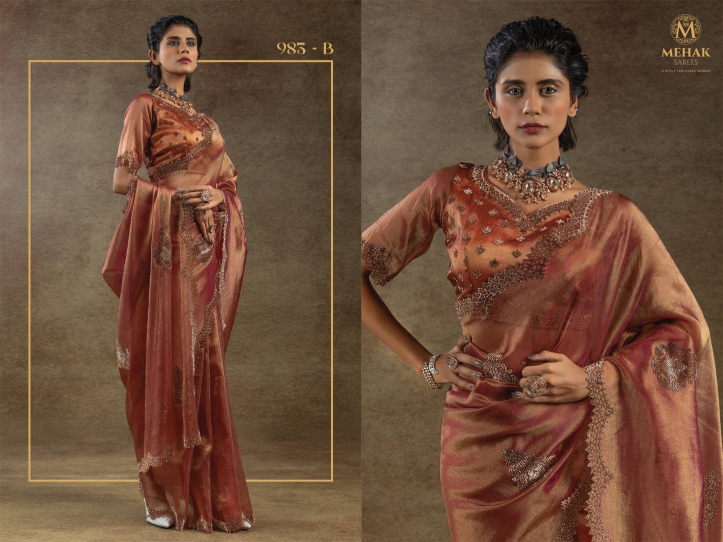 983B Mehek Banarasi Silk Sarees