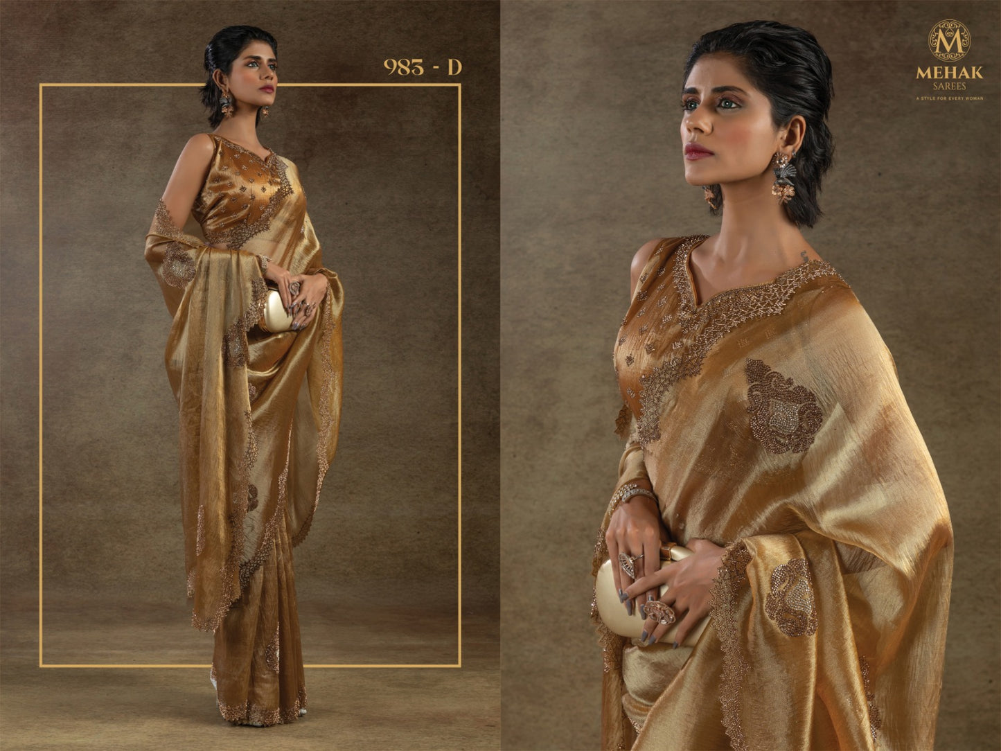 983D Mehek Banarasi Silk Sarees