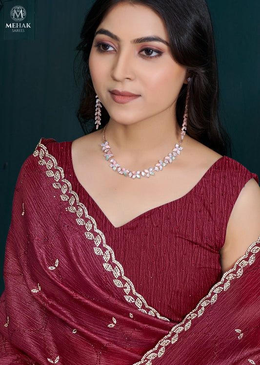 988A Mehek Crepe Silk Sarees