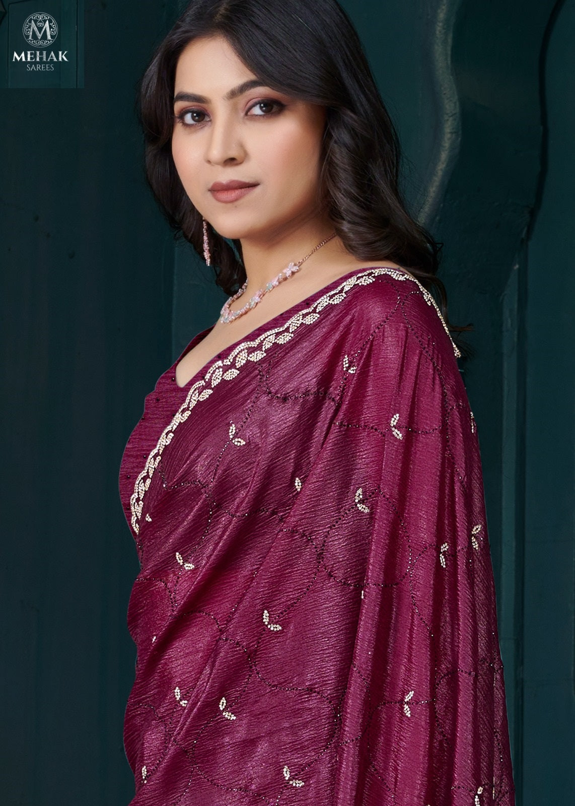 988C Mehek Crepe Silk Sarees