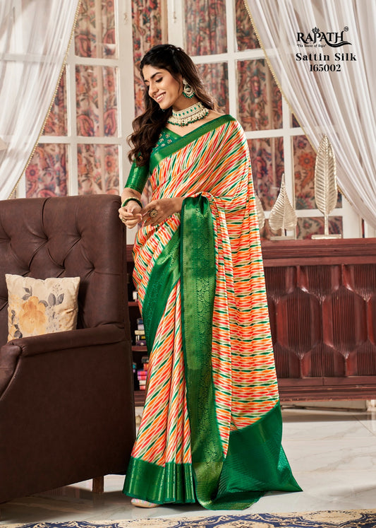 165002 Sunheri Rajpath Sarees
