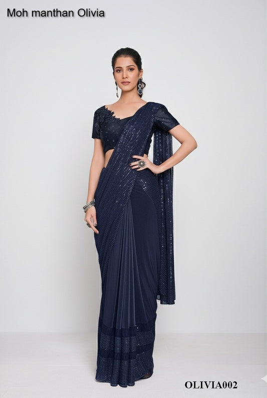 A002 Moh Manthan Olivia Mahotsav Lycra Ready To Wear Saree