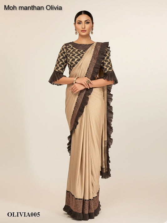 A005 Moh Manthan Olivia Mahotsav Lycra Ready To Wear Saree