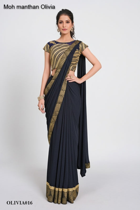 A016 Moh Manthan Olivia Mahotsav Lycra Ready To Wear Saree