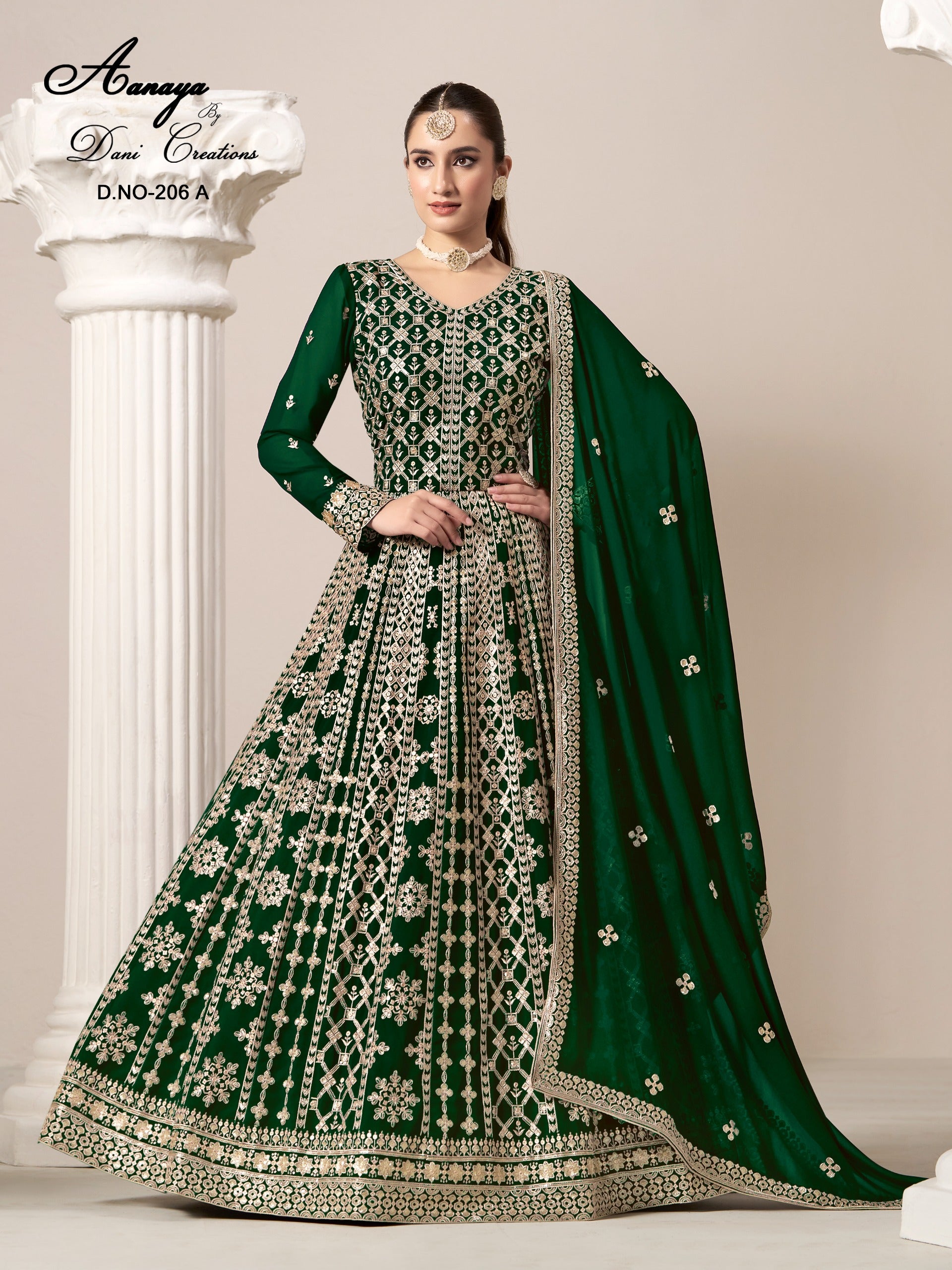 Aanaya Vol 206A Dani Creation Anarkali Pakistani Salwar Suits