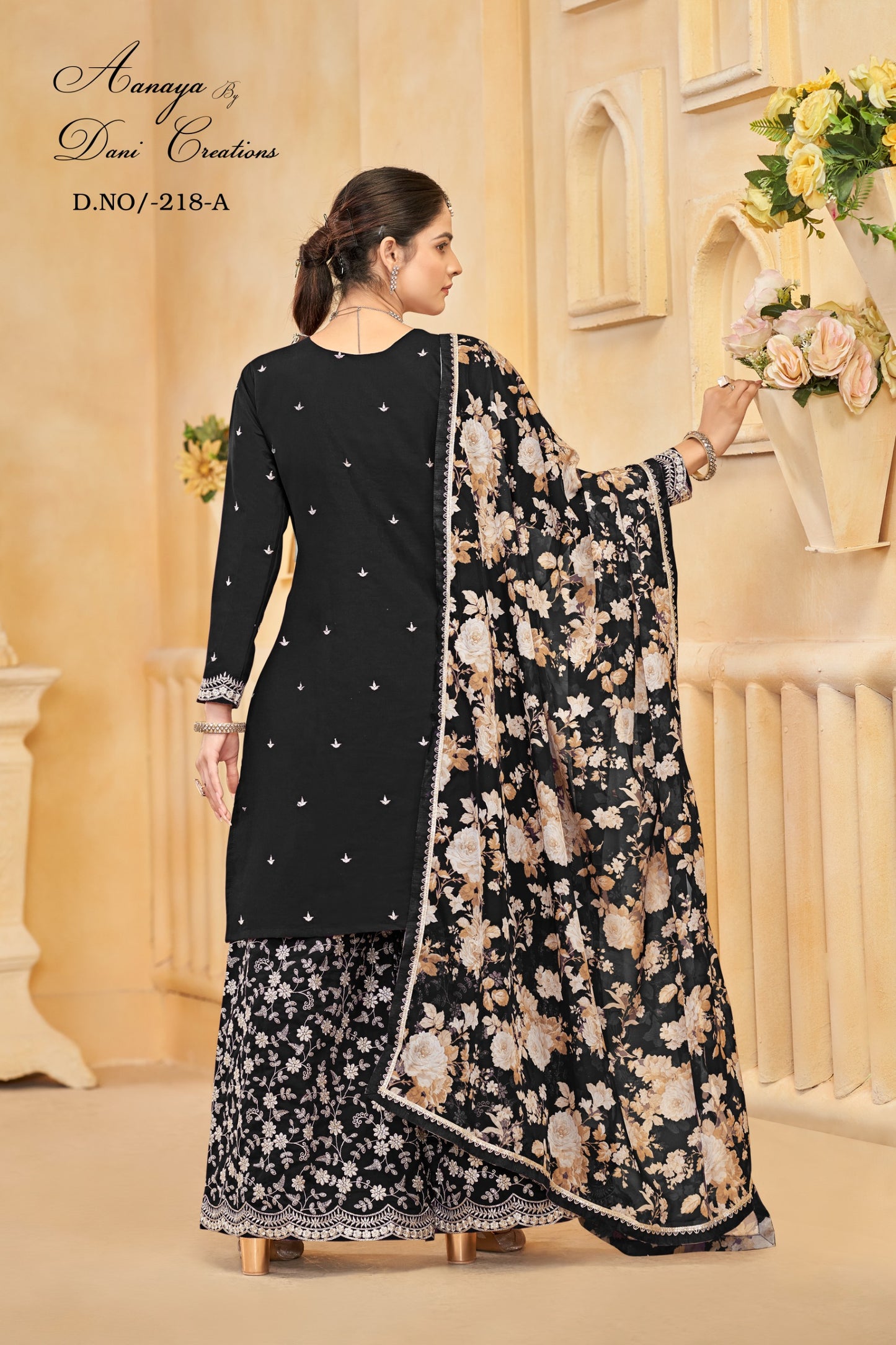 Aanaya Vol 218A Dani Creation Roman Silk Pakistani Readymade Suits