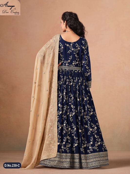 Aanaya Vol 230C Dani Creation Faux Georgette Pakistani Salwar Suits