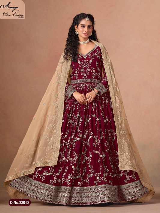 Aanaya Vol 230D Dani Creation Faux Georgette Pakistani Salwar Suits