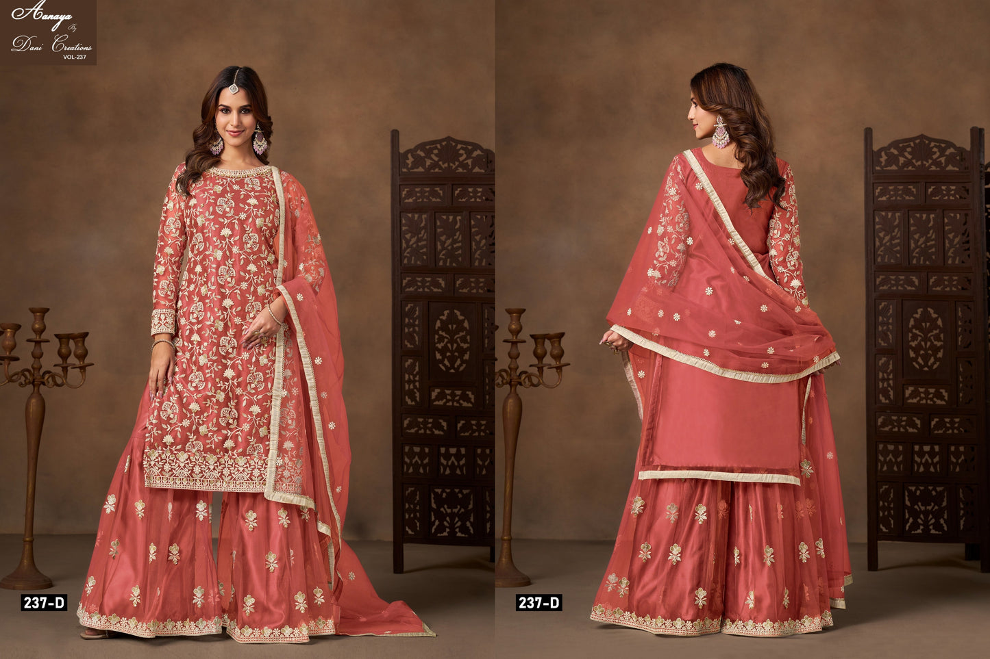 Aanaya Vol 237-D Dani Creation Net Pakistani Salwar Suits