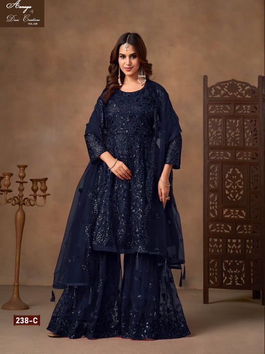 Aanaya Vol 238-C Dani Creation Net Pakistani Salwar Suits