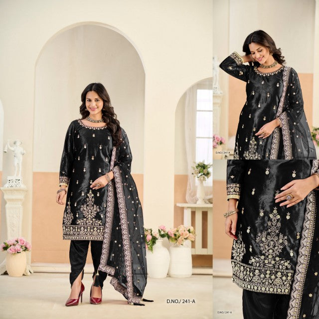Aanaya Vol 241-A Dani Creation Velvet Pakistani Salwar Suits