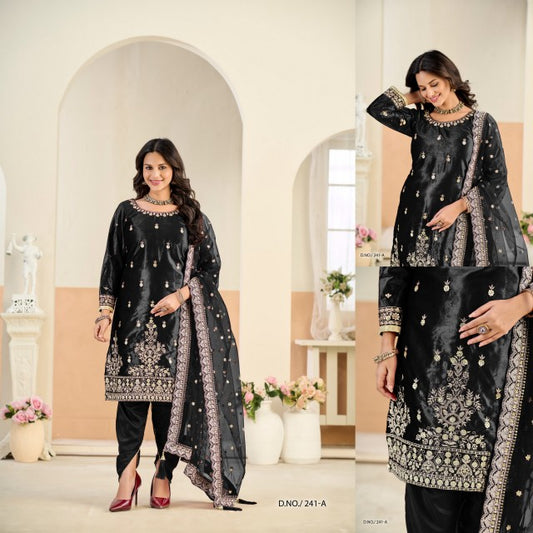 Aanaya Vol 241-A Dani Creation Velvet Pakistani Salwar Suits