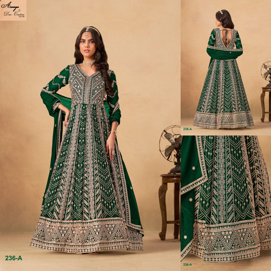 Aanaya Vol 236-A Dani Creation Faux Georgette Pakistani Salwar Suits