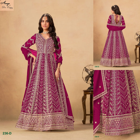 Aanaya Vol 236-D Dani Creation Faux Georgette Pakistani Salwar Suits