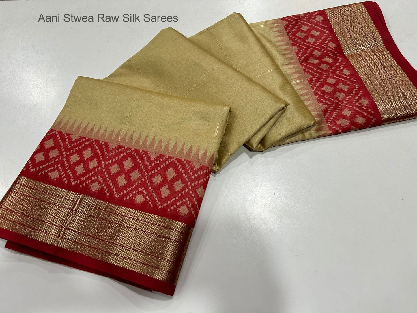 Aani Stwea Raw Silk Sarees