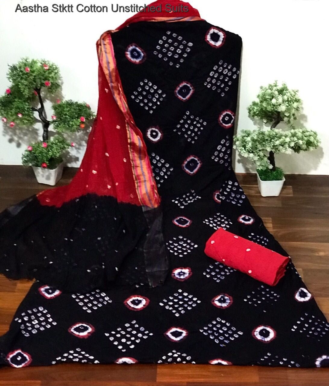 Aastha Stktt Cotton Unstitched Suits