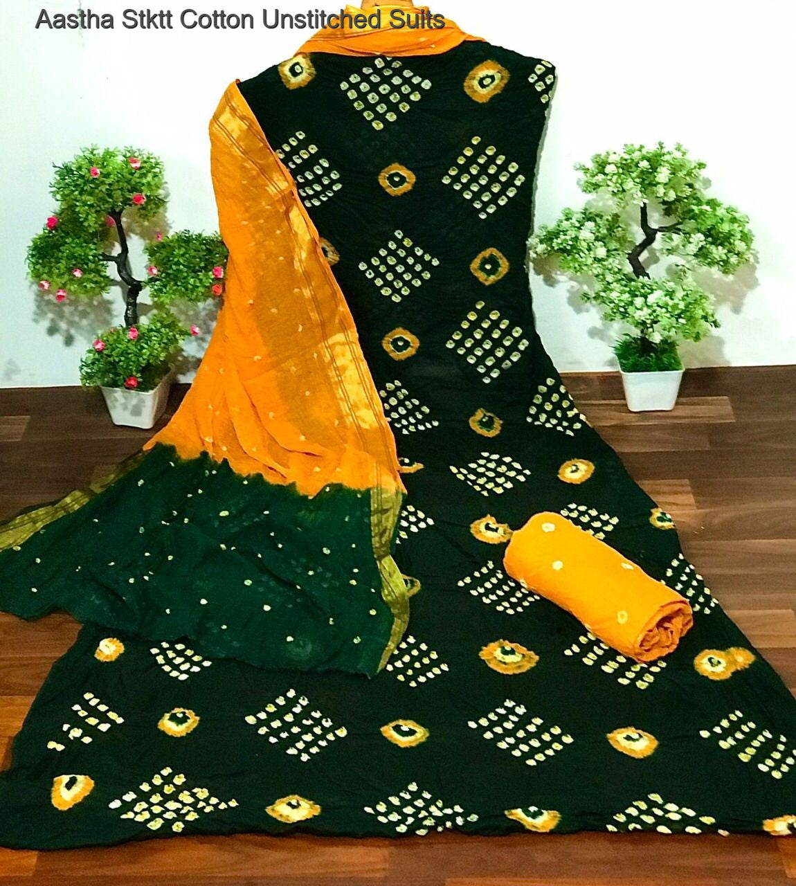 Aastha Stktt Cotton Unstitched Suits
