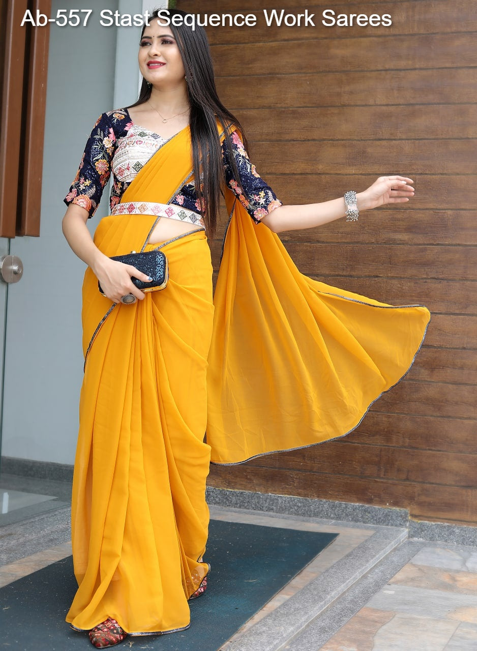 Ab-557 Stast Sequence Work Sarees