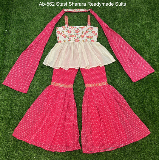 Ab-562 Stast Sharara Readymade Suits