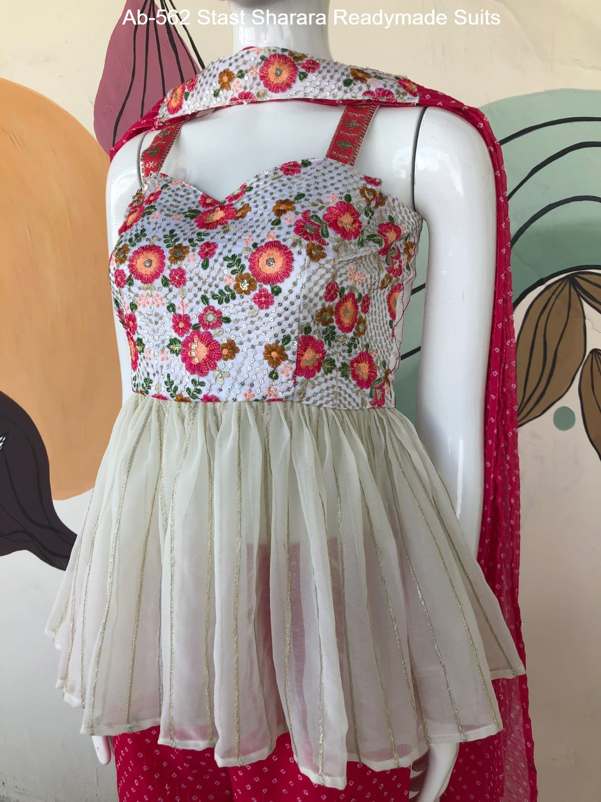 Ab-562 Stast Sharara Readymade Suits