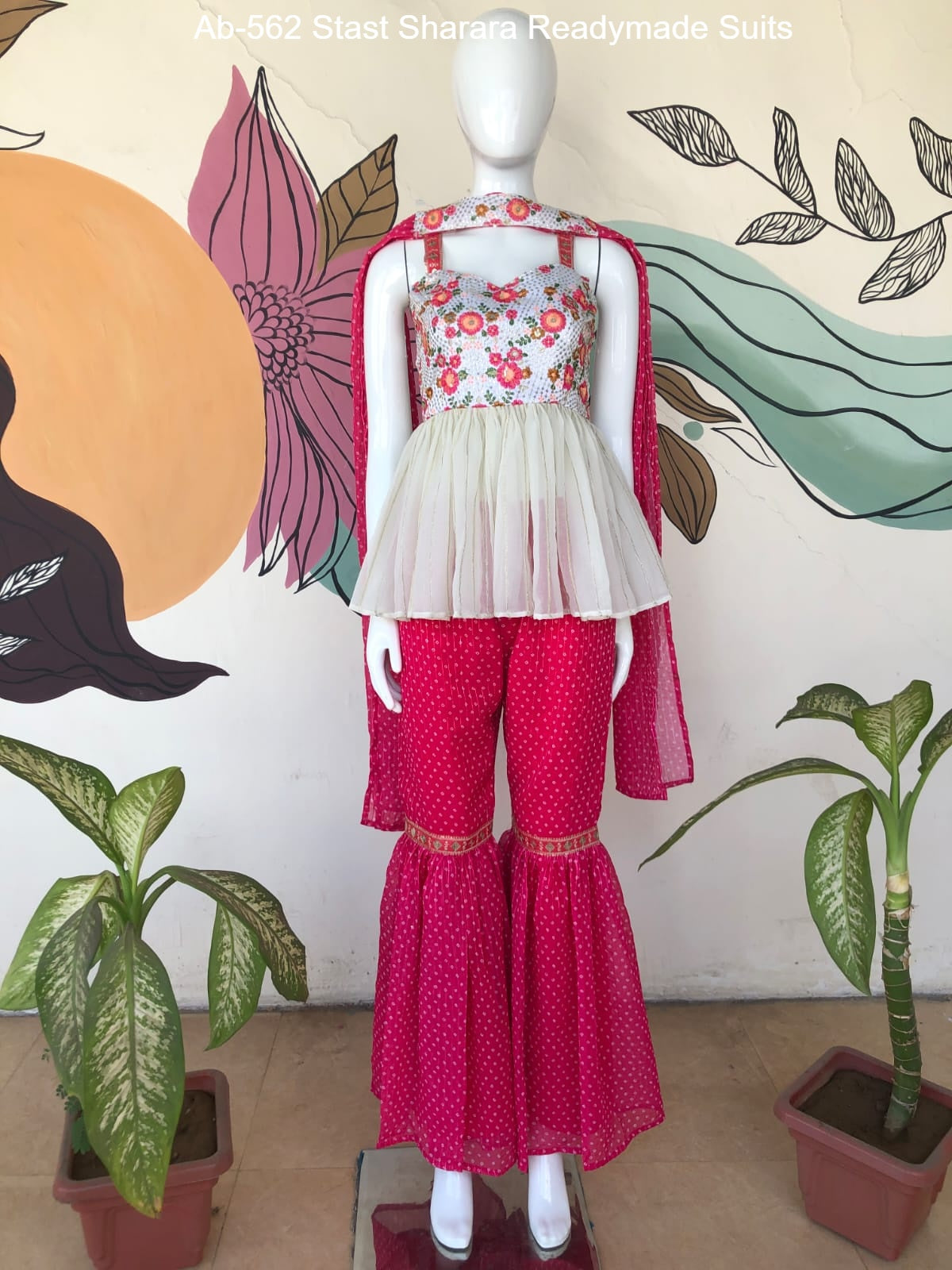 Ab-562 Stast Sharara Readymade Suits