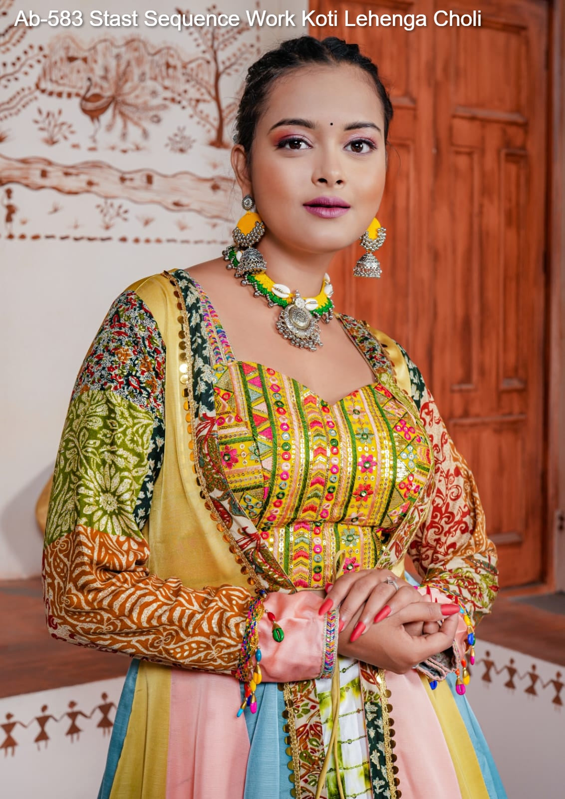 Ab-583 Stast Sequence Work Koti Lehenga Choli