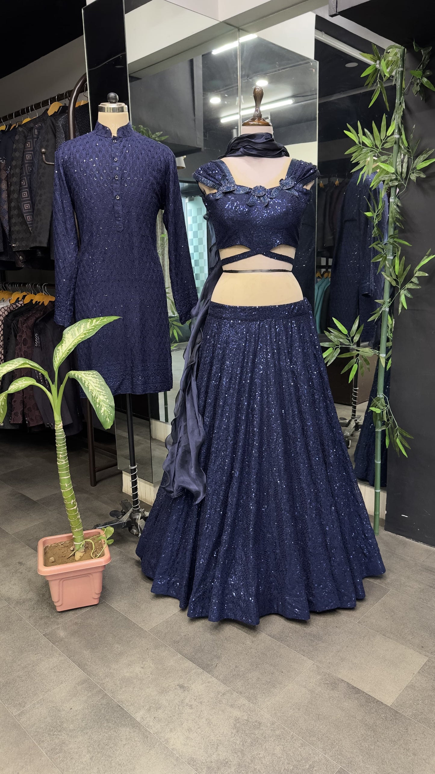 Ab-602 Stast Sequence Work Readymade Lehenga Choli
