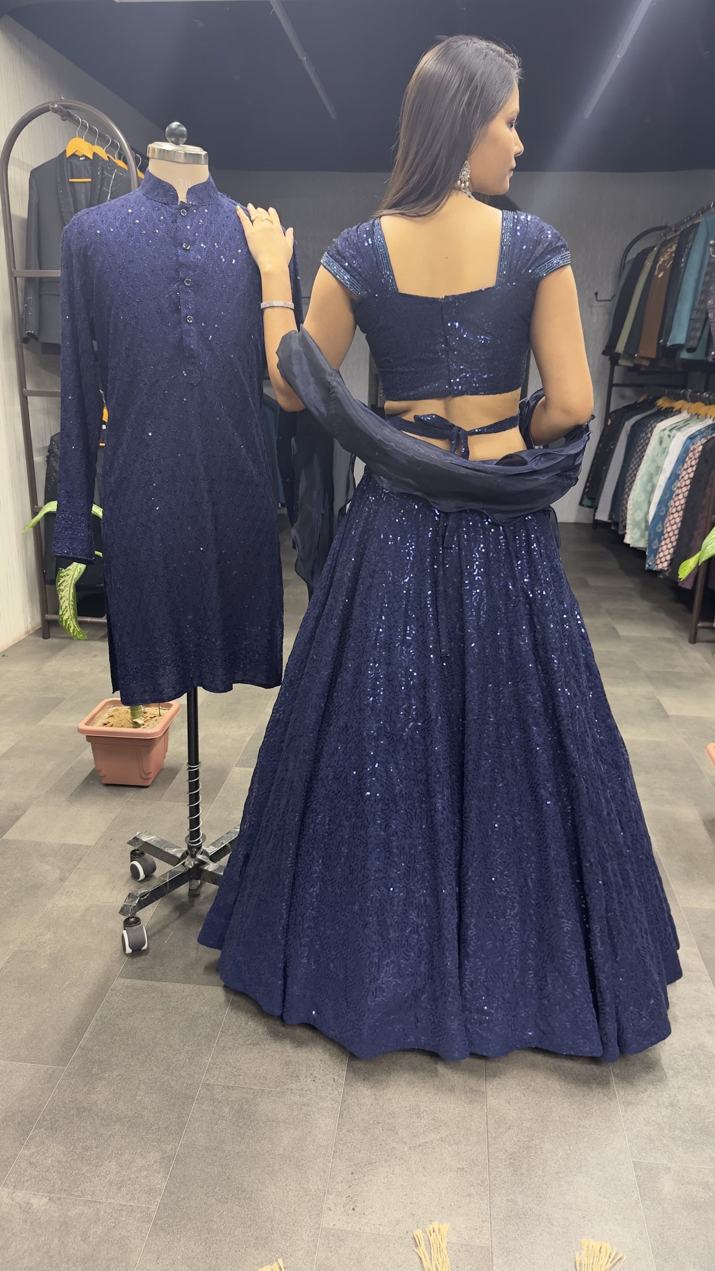 Ab-602 Stast Sequence Work Readymade Lehenga Choli