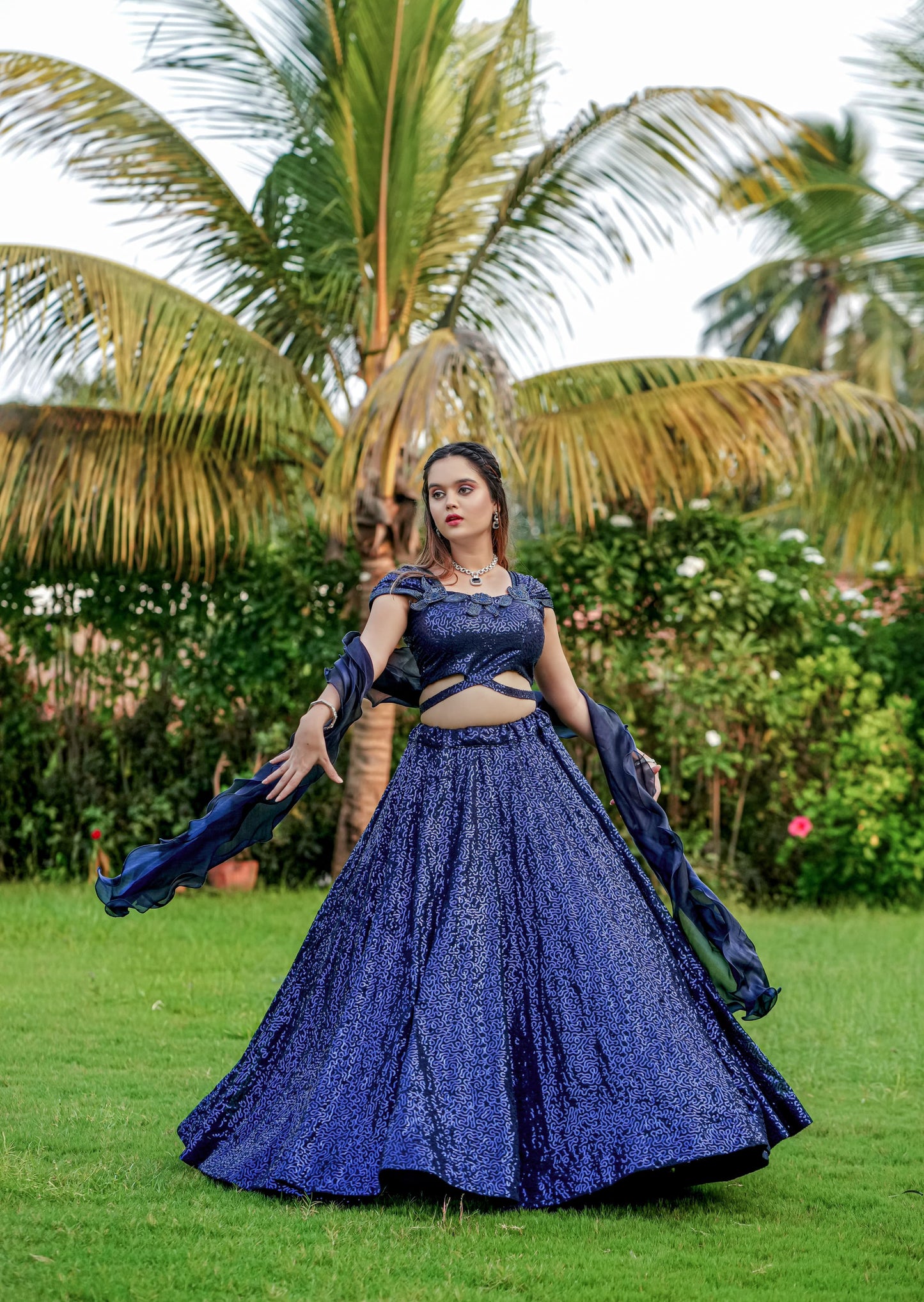 Ab-602 Stast Sequence Work Readymade Lehenga Choli